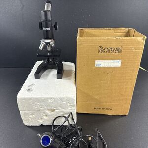 Boreal Inclined Student Microscope With Illuminator 55702-02 -5x,10x,40x